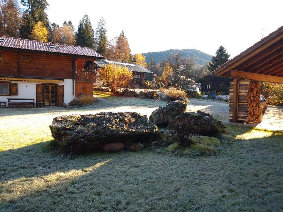 Huettenzauber Ferienwohnung Mitten Im Nationalpark Lindberg ภายนอก รูปภาพ