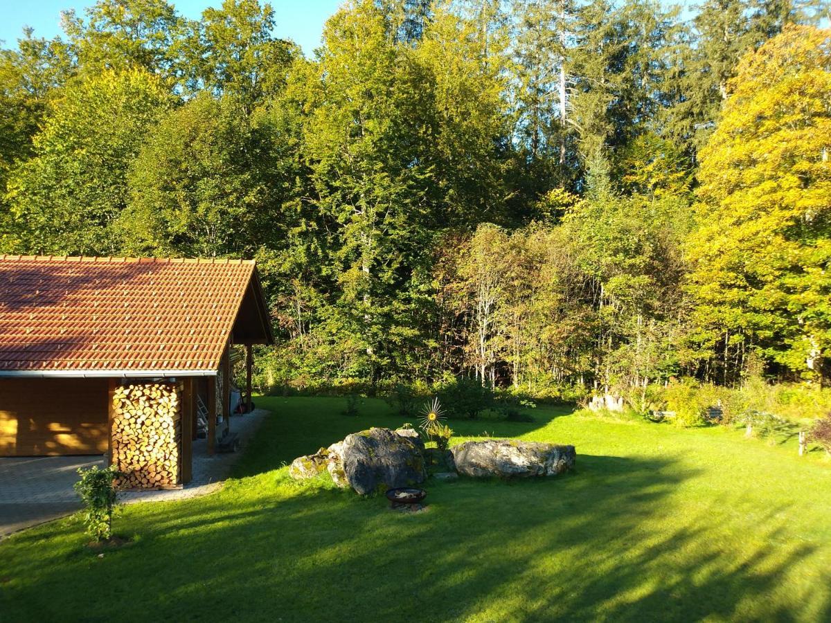 Huettenzauber Ferienwohnung Mitten Im Nationalpark Lindberg ภายนอก รูปภาพ